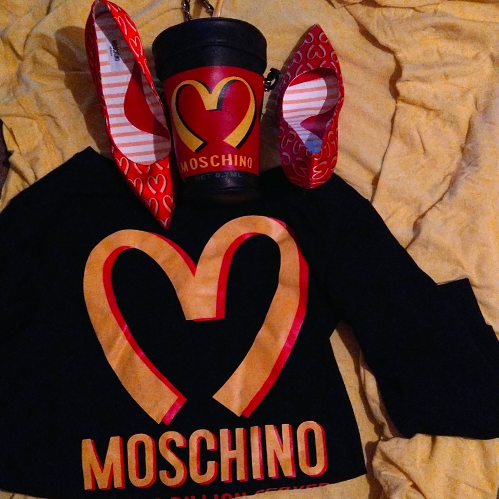 Moschino Couture McDonald's heels